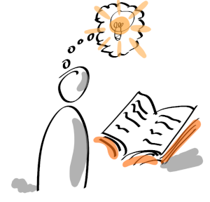 A hand drawn sketch of a lighthouse on the rocks, under storm-clouds. It's crude, but authentic, and absolutely not AI generated.